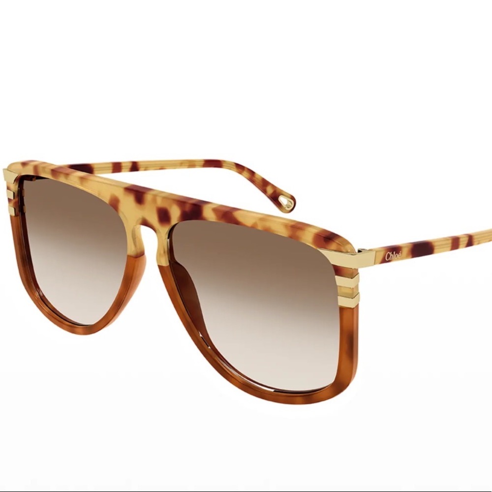 CHLOE West Navigator Pilot Sunglasses